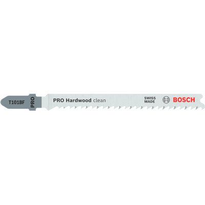 Полотна по металу для лобзика 25 шт BOSCH PRO Hardwood clean 100х2.7 мм T 101 BF 2608634988