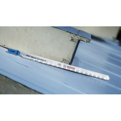 Полотна по металлу для лобзика 3 шт BOSCH BIM PRO Metal Sandwich 180х2 мм T 718 BF 2608636335