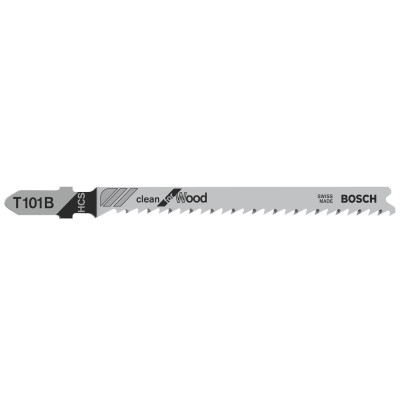 Полотна по дереву для лобзика 100 шт BOSCH HCS Clean for Wood 100х2.7 мм T 101 B 2608637876
