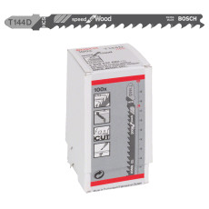 Полотна по дереву для лобзика 100 шт BOSCH HCS Speed for Wood 100х4-5.2 мм T 144 D 2608637880