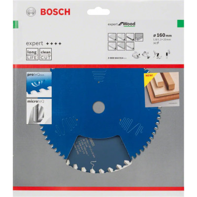 Диск пильний по дереву BOSCH Expert for Wood 160х20х36 2608644014