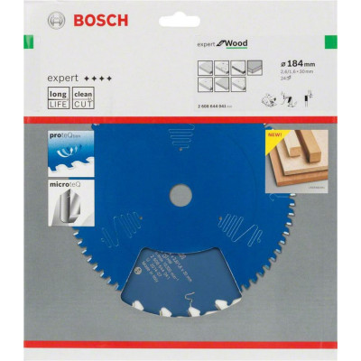 Диск пильний по дереву BOSCH Expert for Wood 184х30х24 2608644041