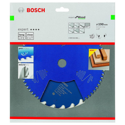 Диск пильний по дереву BOSCH Expert for Wood 190х20х24 2608644086