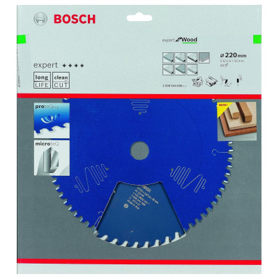 Диск пильний по дереву BOSCH Expert for Wood 220х30х48 2608644088
