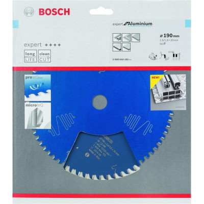 Диск пильний по алюмінію BOSCH Expert for Aluminium 190х30х56 2608644102