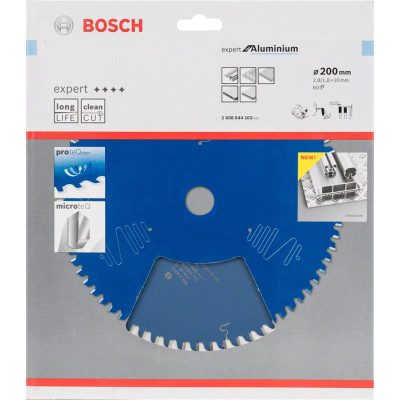 Диск пильний по алюмінію BOSCH Expert for Aluminium 200х30х60 2608644103