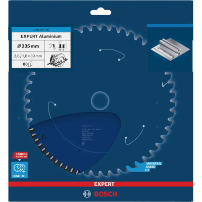 Диск пильний по алюмінію BOSCH EXPERT Aluminium 235х30х80 2608644107