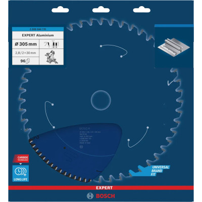 Диск пильний по алюмінію BOSCH EXPERT Aluminium 305х30х96 2608644115
