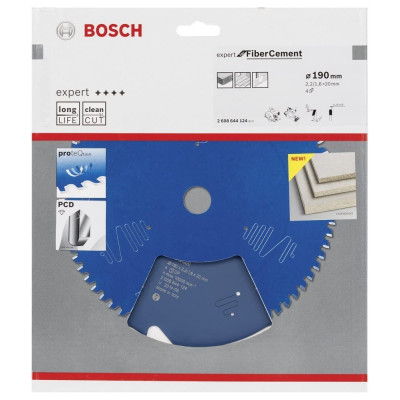Диск пильный по фиброцементу BOSCH Expert for Fiber Cement 190x20x4 2608644124