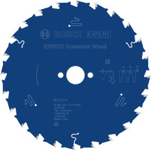 Диск пильный по дереву с бетоном и гвоздями BOSCH EXPERT Construct Wood 165х20х24 2608644137