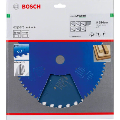 Диск пильный по дереву BOSCH Expert for Wood 254х30х32 2608644341