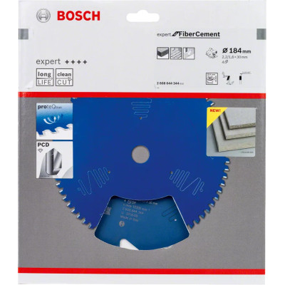 Диск пильный по фиброцементу BOSCH Expert for Fibre Cement 184х30х4 2608644344