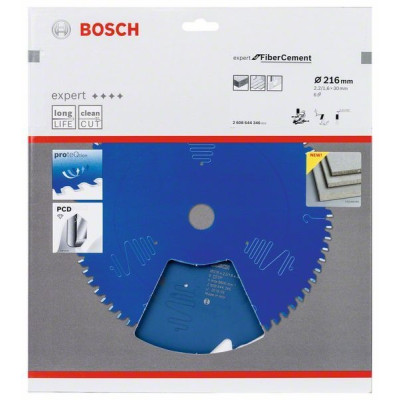 Диск пильный по фиброцементу BOSCH Expert for Fiber Cement 216x30x6 2608644346