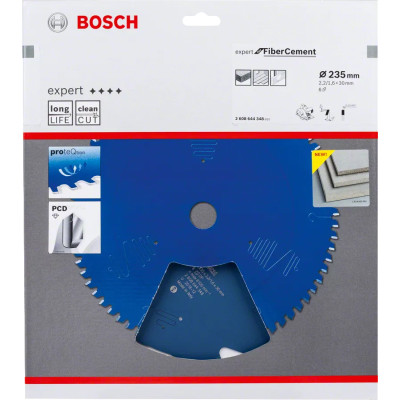 Диск пильный по фиброцементу BOSCH Expert for Fibre Cement 235х30х6 2608644348