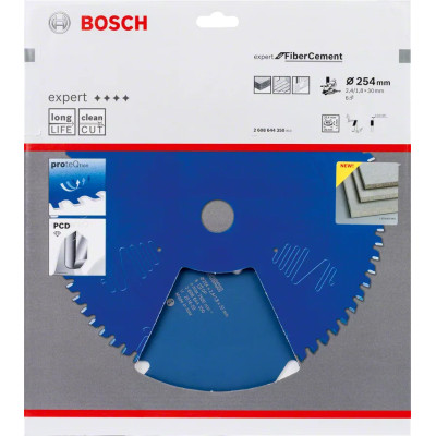 Диск пильный по фиброцементу BOSCH Expert for Fibre Cement 254х30х6 2608644350