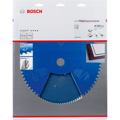 Диск пильний по ламінату високого тиску BOSCH Expert for High-Pressure Laminate 300х30х96 2608644363