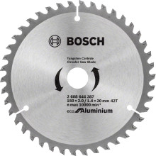 Диск пильний по алюмінію BOSCH Eco for Aluminum 150х20х42 2608644387