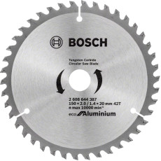 Диск пильний по алюмінію BOSCH Eco for Aluminum 150х20х42 2608644387
