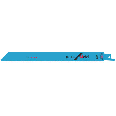 Полотна по металу для шабельної пили 100 шт BOSCH Flexible for Metal 225 мм 14 TPI S 1122 BF 2608656032
