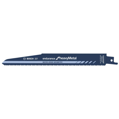Полотна по металу для шабельної пили 5 шт BOSCH Endurance for Metal 200 мм 10/12/14 TPI S 1025 HBF 2608658010