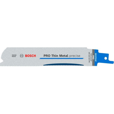 Полотна по металу для шабельної пили 5 шт BOSCH PRO Thick Metal precise 150 мм 20/22/24 TPI S 937 EAF 2608658988