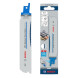 Полотна по металу для шабельної пили 5 шт BOSCH PRO Medium-Thick Metal precise 150 мм 14/16/18 TPI S 937 BEF 2608658991