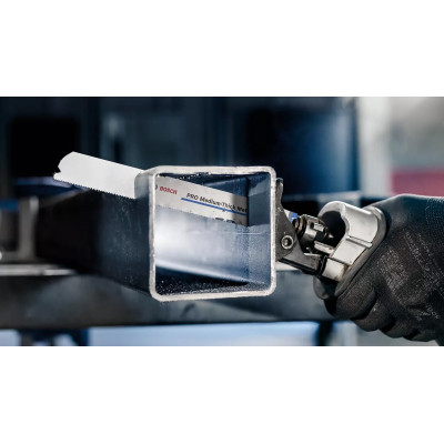 Полотна по металу для шабельної пили 5 шт BOSCH PRO Medium-Thick Metal precise 150 мм 14/16/18 TPI S 937 BEF 2608658991