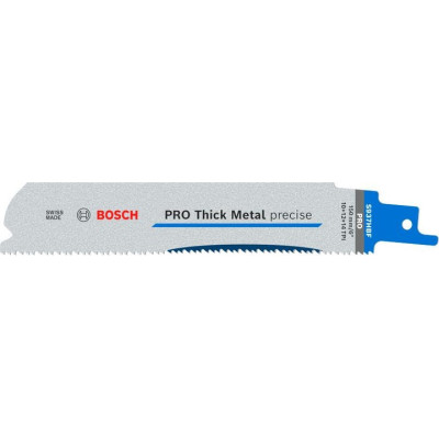 Полотна по металлу для сабельной пилы 5 шт BOSCH PRO Thick Metal precise 150 мм 10/12/14 TPI S 937 HBF 2608658997