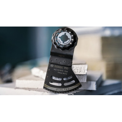 Занурювальне полотно-насадка для реноватора універсальне BOSCH BiM PRO AYZ 53 BPB Dual-Tec 53х40 мм Starlock 2608669114