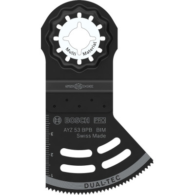 Полотна-насадки для реноватора універсальні 5 шт BOSCH BiM PRO AYZ 53 BPB Dual-Tec 53х40 мм Starlock 2608669115