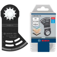 Полотна-насадки для реноватора универсальные 10 шт BOSCH BiM PRO AYZ 53 BPB Dual-Tec 53х40 мм Starlock 2608669116
