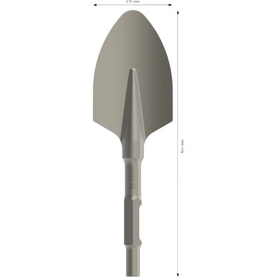 Лопаткове зубило BOSCH PRO HEX 30-4C 400х135 мм PRO HEX 30 2608690110