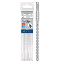 Буры по бетону 10 шт BOSCH PRO SDS plus-5X 6х100х160 мм SDS-Plus 2608833892