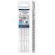 Бури по бетону 10 шт BOSCH PRO SDS plus-5X 10х100х160 мм SDS-Plus 2608833902