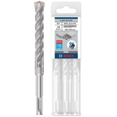 Бури по бетону 10 шт BOSCH PRO SDS plus-5X 14х160х100 мм SDS-Plus 2608833908