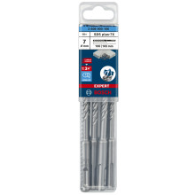 Бури по бетону 10 шт BOSCH EXPERT SDS plus-7X 7х100х165 мм SDS-Plus 2608900166