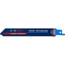 Полотно по металу для шабельної пили BOSCH EXPERT Thin Tough Metal 150 мм 18 TPI S 922 EHM 2608900360