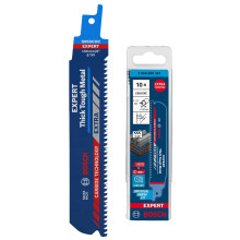 Полотна по металу для шабельної пили 10 шт BOSCH EXPERT Thick Tough Metal 150 мм 8 TPI S 955 CHC 2608900367