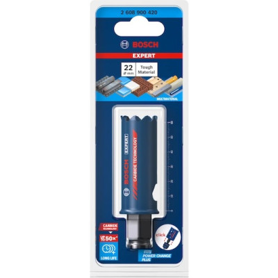 Коронка універсальна BOSCH EXPERT Multi Material PC Plus 22 мм 2608900420