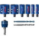 Набір біметалевих коронок універсальних 6 шт BOSCH EXPERT Tough Material PC Plus 22-68 мм 2608900445