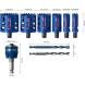 Набір біметалевих коронок універсальних 6 шт BOSCH EXPERT Tough Material PC Plus 22-68 мм 2608900445