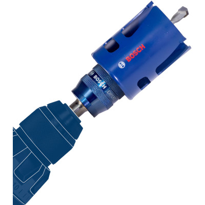 Набір біметалевих коронок універсальних 6 шт BOSCH EXPERT Tough Material PC Plus 22-68 мм 2608900445