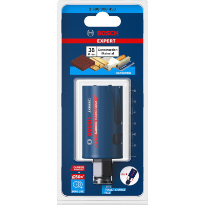 Коронка універсальна BOSCH Expert Construction Material PC Plus 38 мм 2608900458