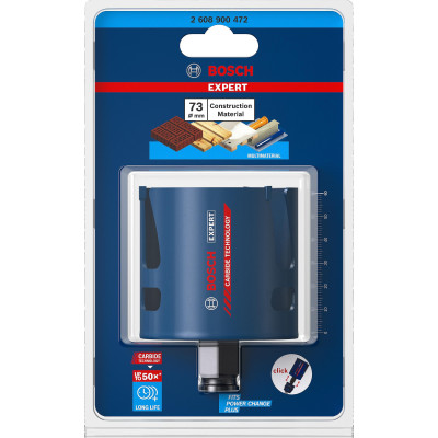 Коронка універсальна BOSCH EXPERT Construction Material PC Plus 73 мм 2608900472