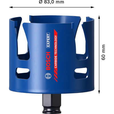 Коронка універсальна BOSCH Expert Construction Material PC Plus 83 мм 2608900476