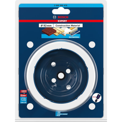 Коронка універсальна BOSCH Expert Construction Material PC Plus 92 мм 2608900478