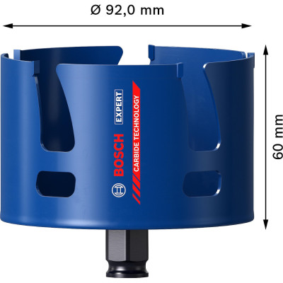 Коронка універсальна BOSCH Expert Construction Material PC Plus 92 мм 2608900478