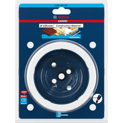 Коронка універсальна BOSCH EXPERT Construction Material PC Plus 105 мм 2608900481