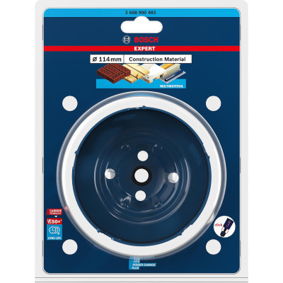 Коронка універсальна BOSCH Expert Construction Material PC Plus 114 мм 2608900483