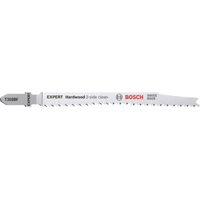 Полотна по дереву для лобзика 25 шт BOSCH BIM EXPERT Hardwood 2-side clean 117х2 мм T 308 BF 2608900545
